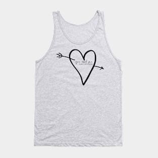 You And Me Always And Forever BLACK AND WHITE Tank Top